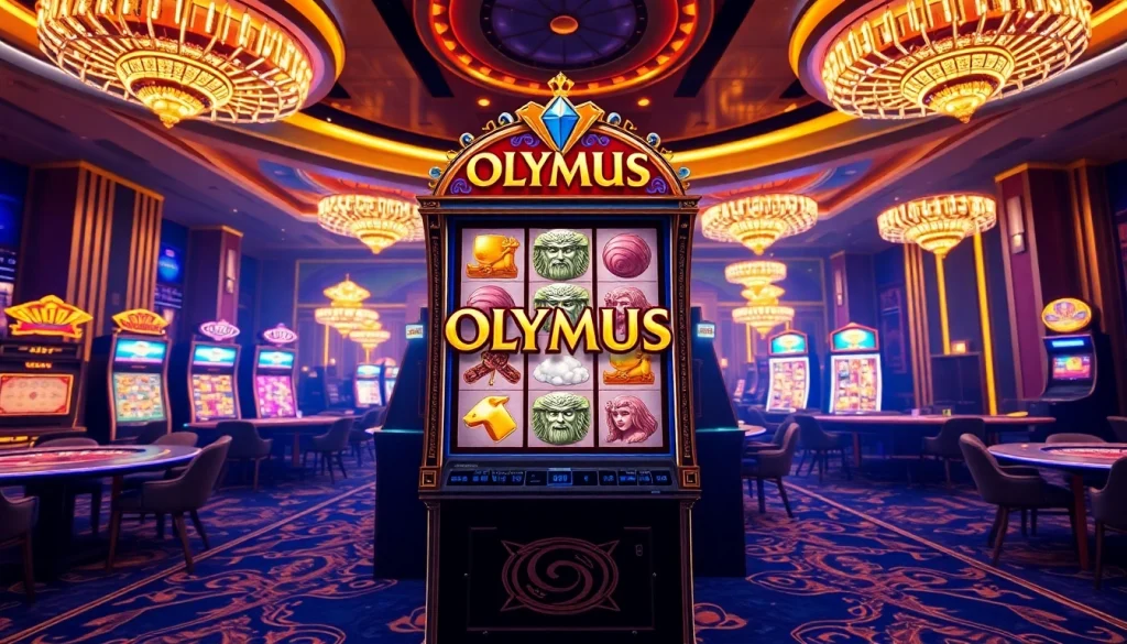 Nikmati mesin slot Olympus untuk permainan kasino yang mendebarkan dalam suasana yang memukau.