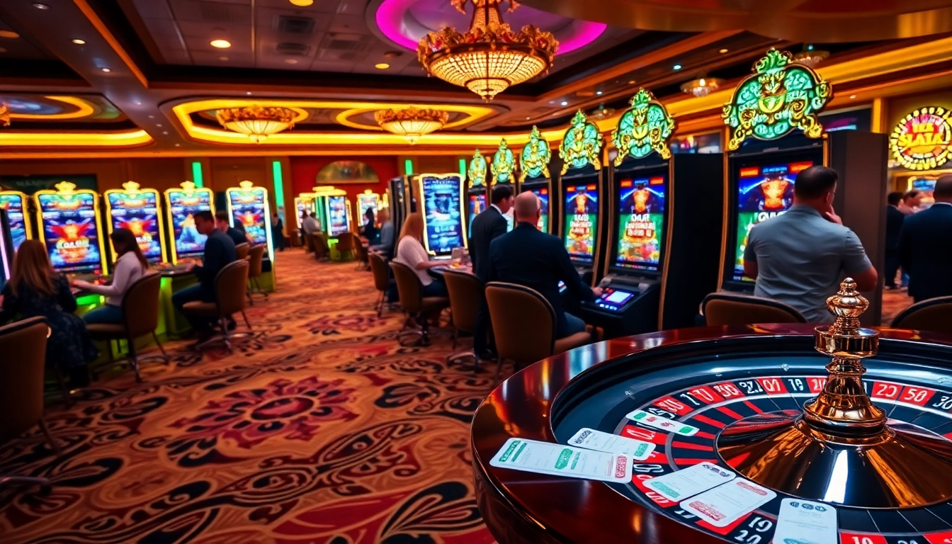 Experience thrilling gameplay with slot pragmatic play machines and vibrant casino ambiance.