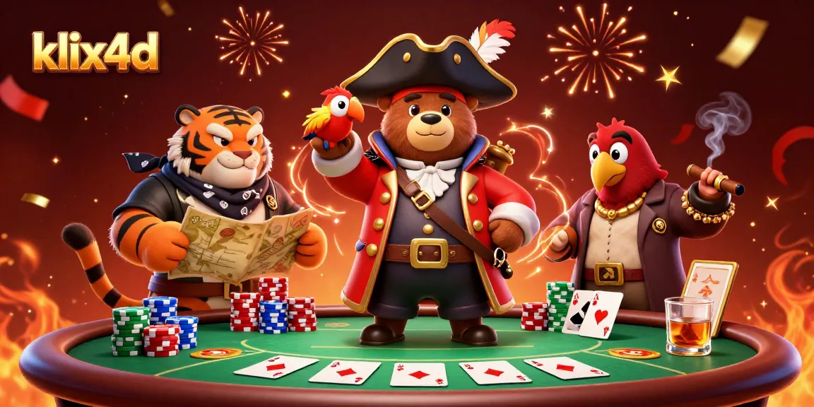 Mengalami permainan menarik di klix4d dengan karakter yang penuh aksi di kasino online yang mewah.
