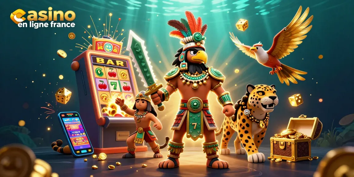 Plongez dans l'univers des jeux avec casino en ligne France et ses guerriers Azteques sous un jackpot féérique.