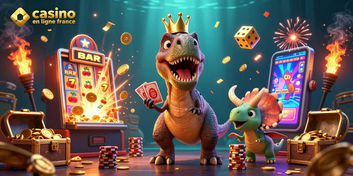 Jouer à des jeux captivants dans un casino en ligne en France avec des personnages amusants et des jackpots.