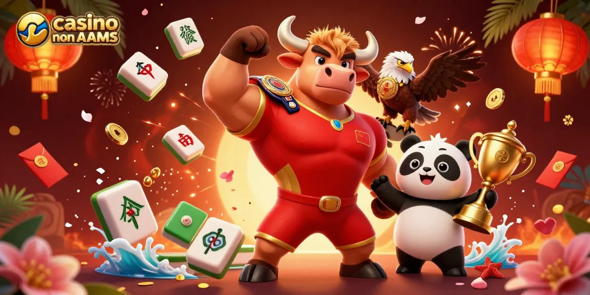 Scopri il mondo dei casino sicuri non AAMS con mascot vivaci e elementi di gioco che incantano.