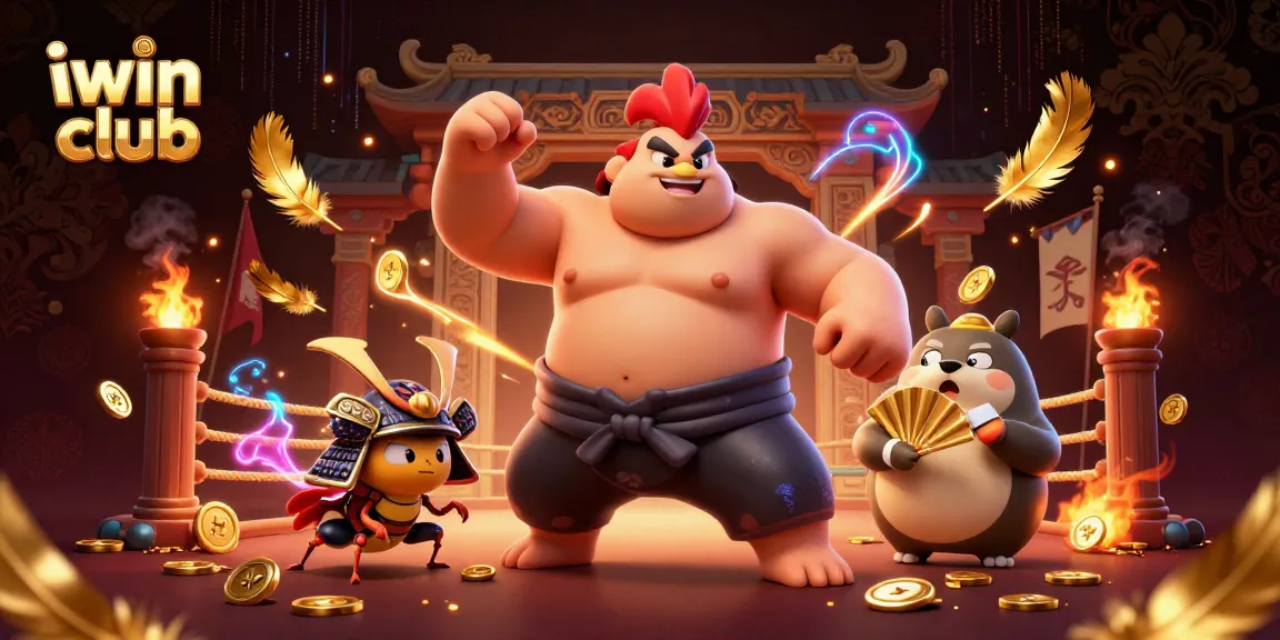 Engage with iwin club's dynamic 3D illustration showcasing a thrilling casino experience.