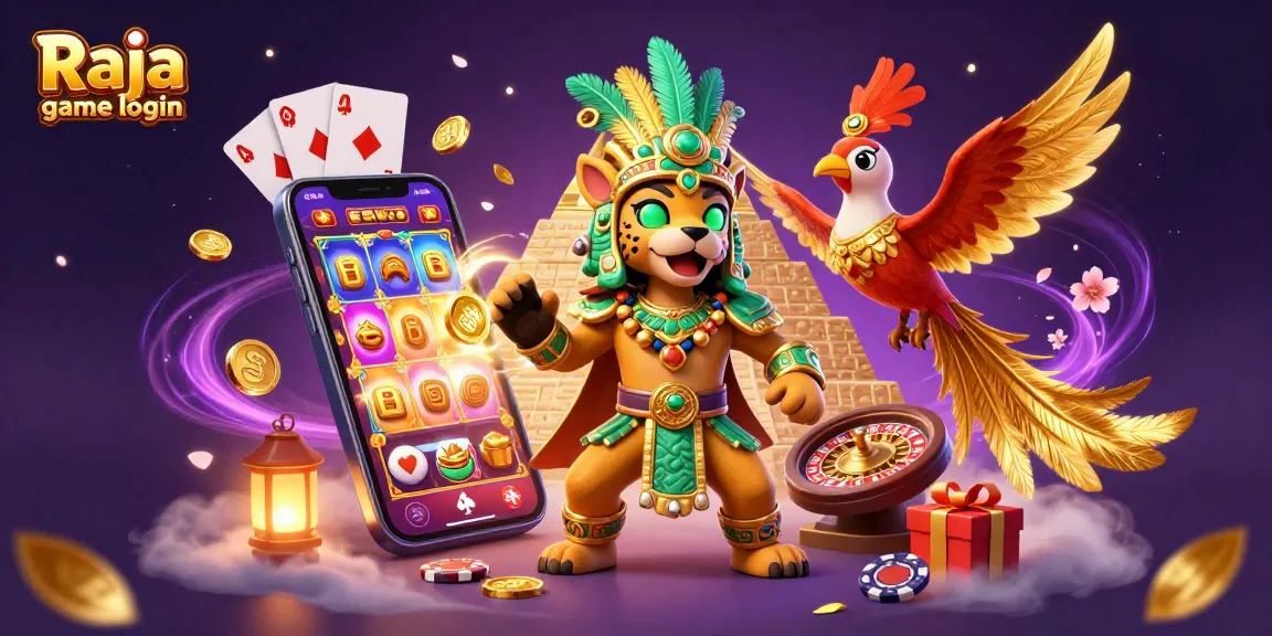 Engage in thrilling gaming with Raja game login and vibrant slot games bursting with coins.