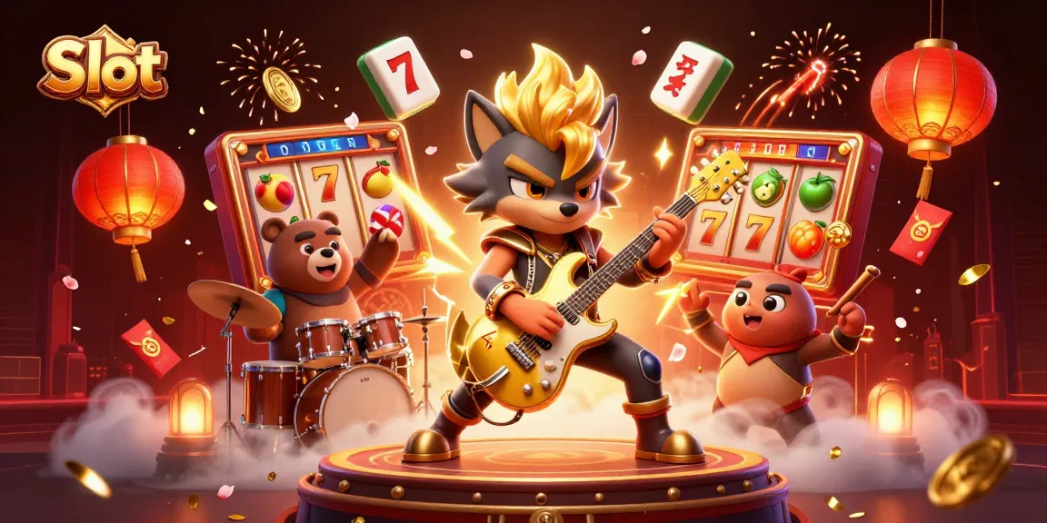 Spin the Slot reels and enjoy thrilling wins with an electrifying casino scene.
