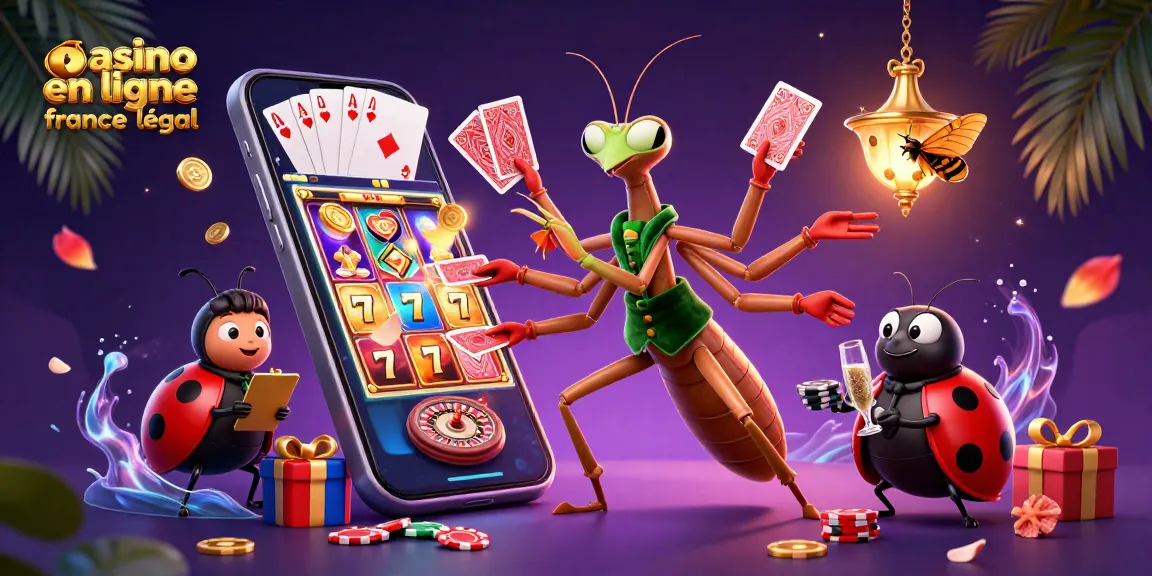 Jouez au casino en ligne légal en France avec une scène animée d'un cambrioleur et un patron de croupier.