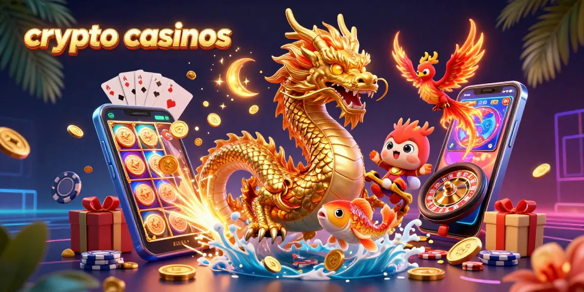 Découvrez les crypto casinos avec un dragon, un phoenix et un poisson chanceux.