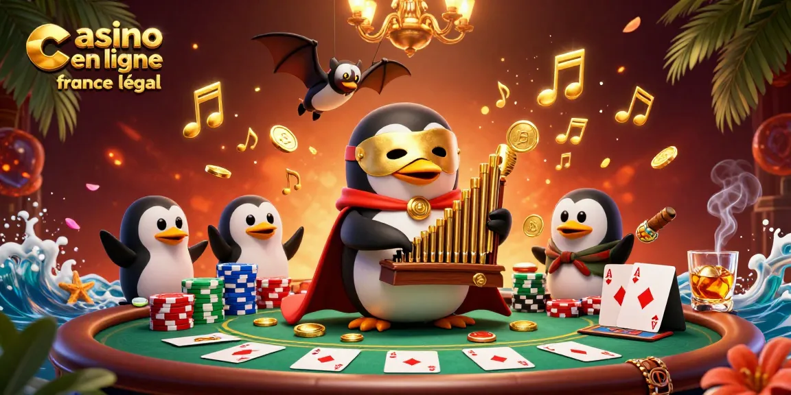 Jouer au casino en ligne France légal avec des personnages de dessins animés illustrant une scène de jeu vivante.