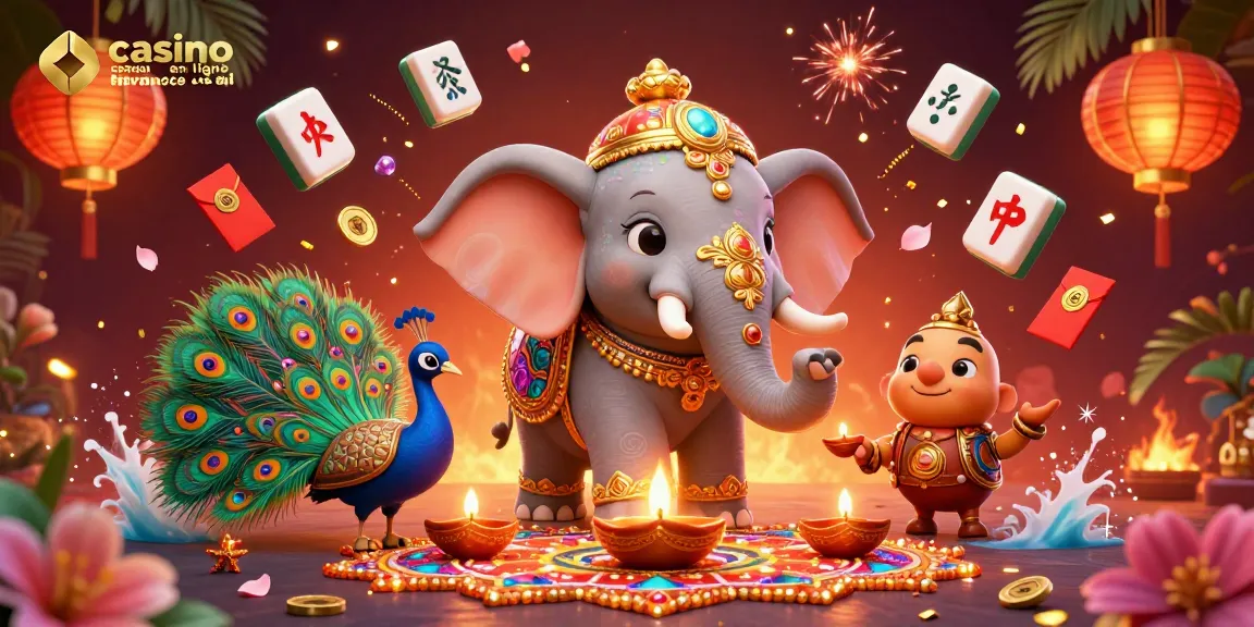 Profitez de jeux au casino en ligne légal en France avec des personnages colorés et des éléments de hasard captivants.