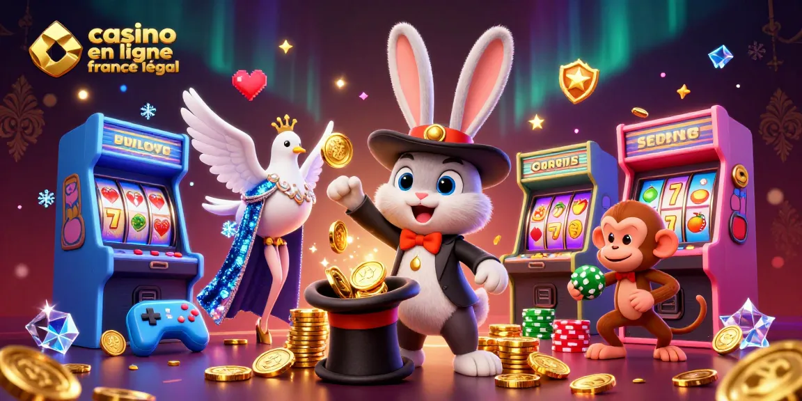 jouez dans un casino en ligne légal en France avec des symboles de jackpot captivants et des surprises magiques
