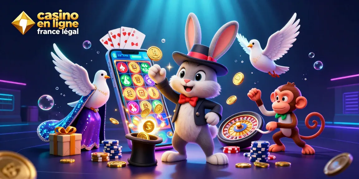 Illustration captivante des casinos en ligne, avec le mot clé casino en ligne légal en avant-plan.