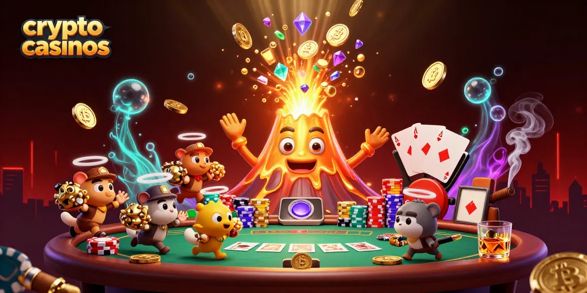 Découvrez les crypto casinos avec un volcan doré et de nombreux trésors à gagner.