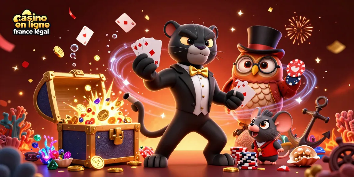 Jouez au casino en ligne France légal avec style lors d'une partie palpitante de cartes.
