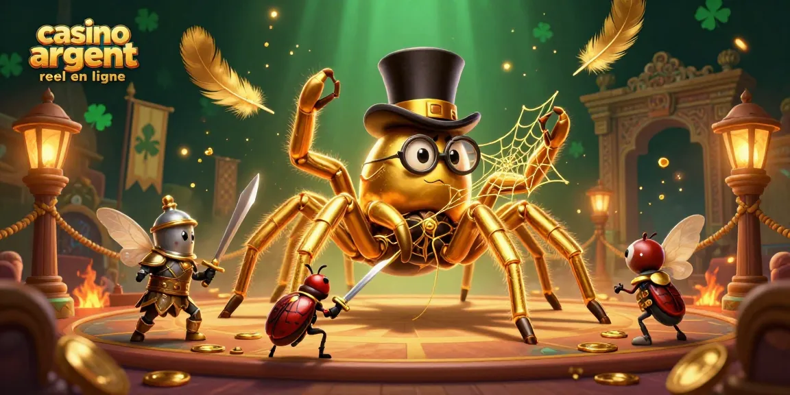 Vivez l'excitation du casino argent réel en ligne avec cette illustration dynamique de jeu fascinante.