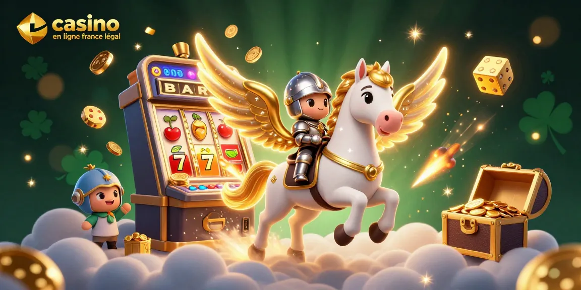 Profitez de l'excitation du casino en ligne France légal avec un cheval céleste et des jackpots flamboyants.