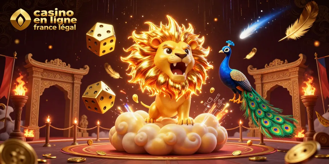 Profitez de l'excitation des jeux avec un casino en ligne légal en France et des symboles de casino dynamiques.
