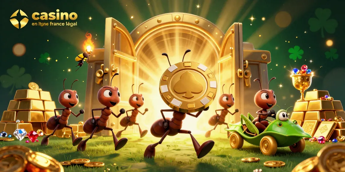 Détenez vos gains avec le casino en ligne France légal grâce à cette illustration animée captivante.